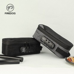 FIREDOG CARBON LEATHER BAG TOBACCO